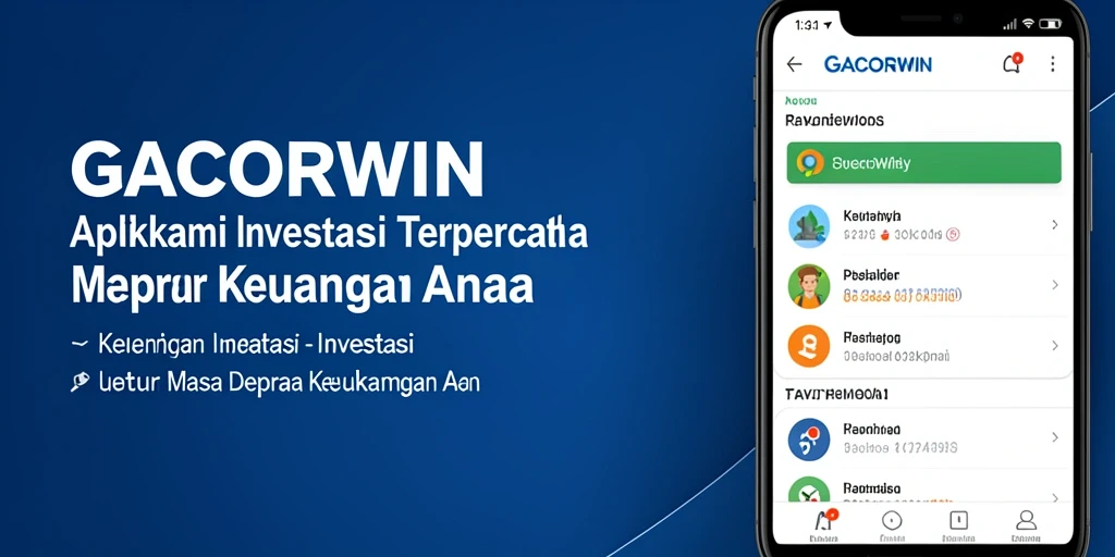 Antarmuka GACORWIN yang intuitif dan ramah pengguna untuk investasi.